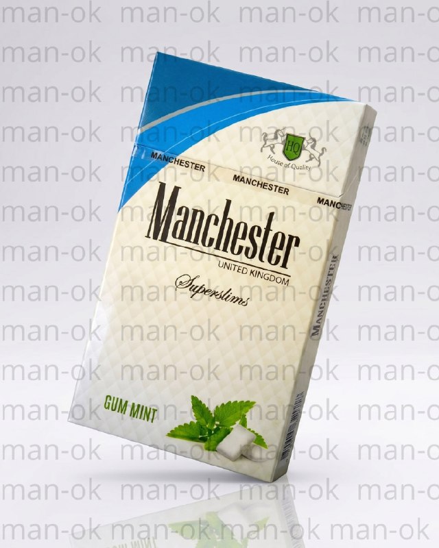 Manchester Gum Mint Superslims | Манчестер СС гум минт Manchester Gum Mint Superslims | Манчестер СС гум минт